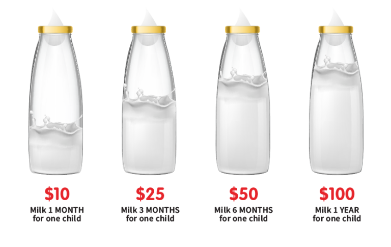 Devolve Milk Donate a drop of milk