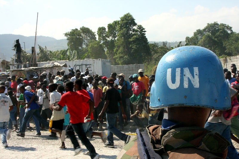 Lack of peace in Haiti