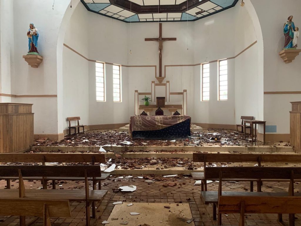 Aid to repair damaged churches in Mozambique