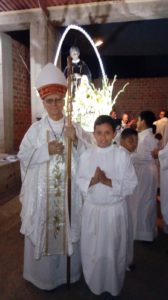 Altar boy for the Pope in Chiclayo