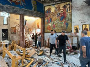 Attack on St. Elias Church Damascus