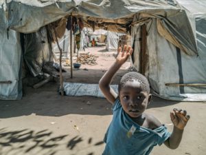 Displaced by jihadist attacks in Mozambique