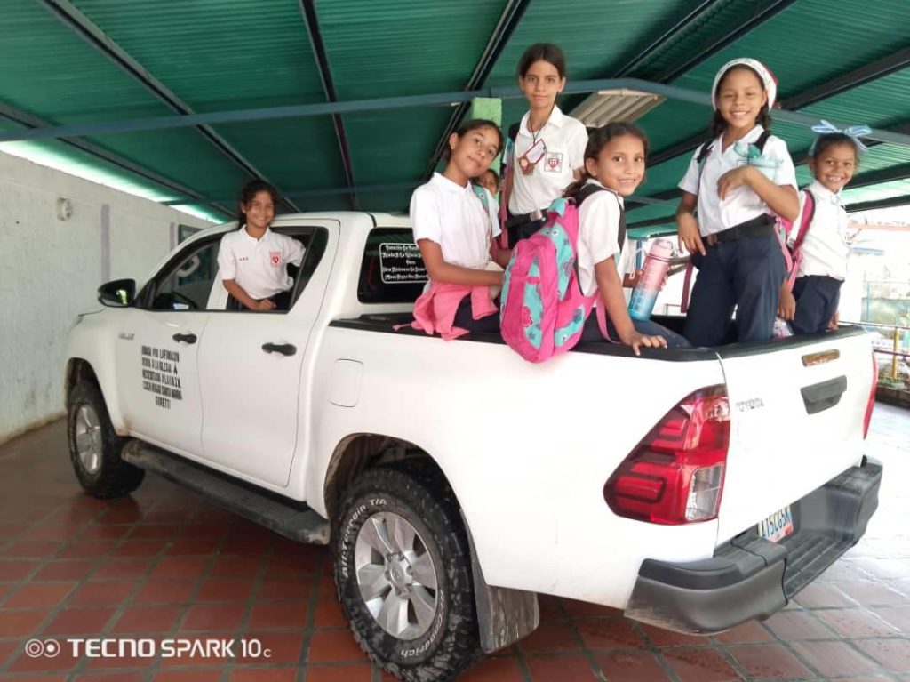 Vehicle for religious sisters in Venezuela