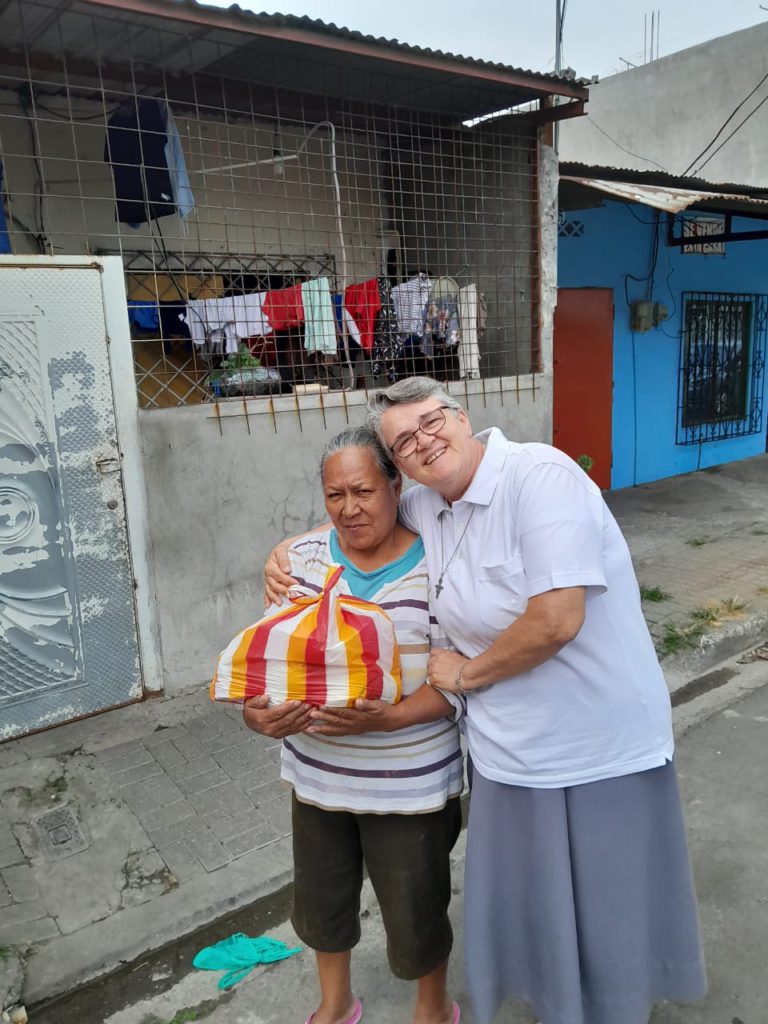 Religious sisters in San Jacinto.