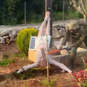 Profanation of a cross in Lebanon