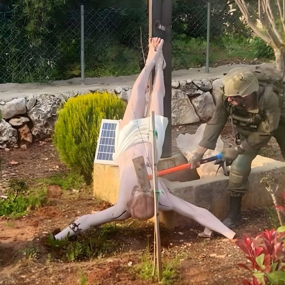 Profanation of a cross in Lebanon