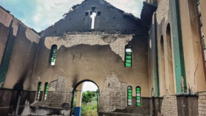 Historic church in Mozambique